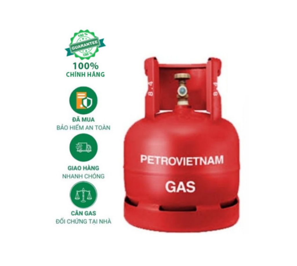 Gas PetroVietnam màu đỏ 6kg